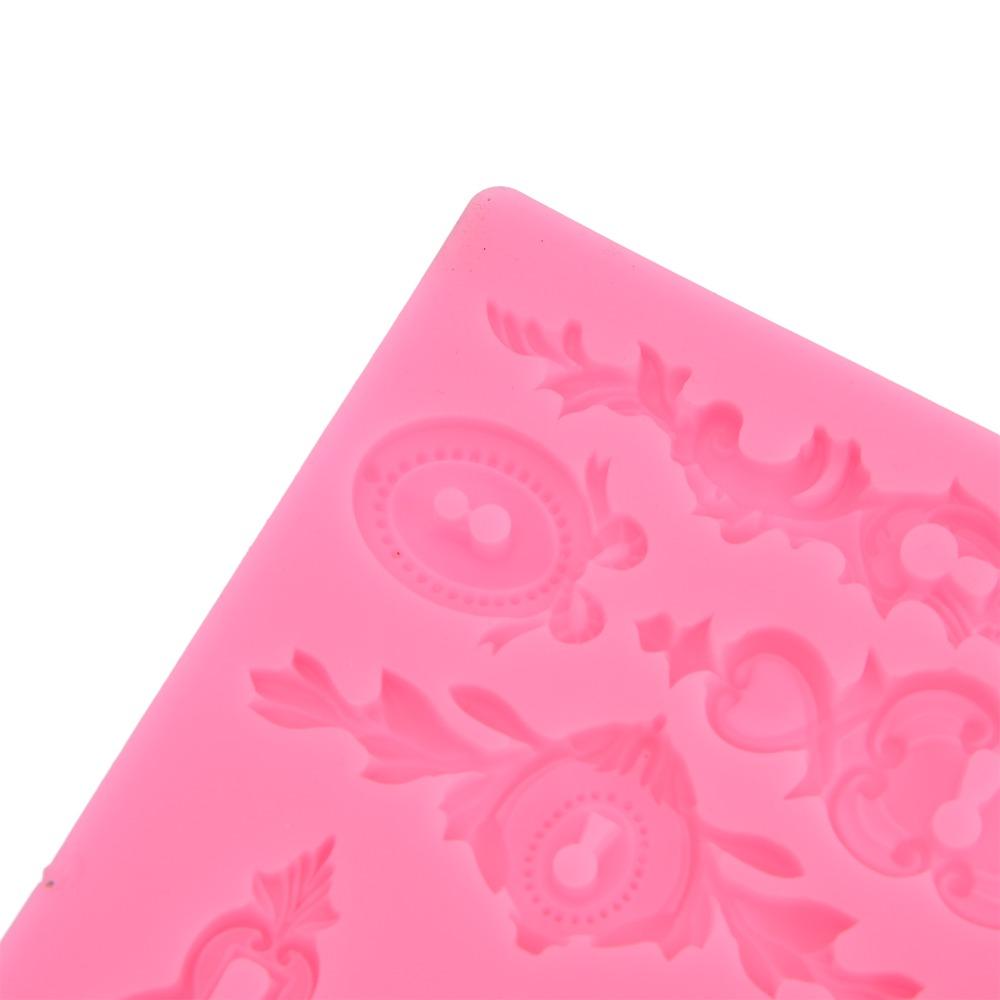 Relief 3D 3D Muffin Molds Pink Decorative Mold Reusable Ornament Mold Cake Decoration