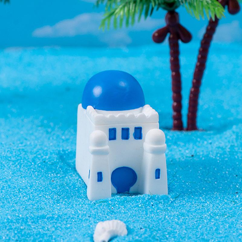 Микропейзаж Маленькие украшения для морских животных Дельфины Чайки Русалки Яхты Замки Аквариумы и украшения для аквариумов