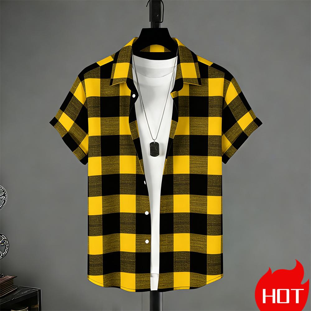 Summer Women's Short Sleeved Shirt Stripe Pattern Print Shirts For Women Fashion Casual women's Shirts Clothing Tops