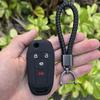 Силиконовый чехол-брелок для автомобильного ключа, аксессуары для Ford Fusion 2013 2014 2015 Fiesta Mustang F150 F-15, 4-кнопочный складной пульт