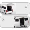 1/32 Scale Model Vehicles for Initial Letter WULING Fan MPV Metal Model Car Sound and Light Pull Back Toy Sophisticated Gift Choice