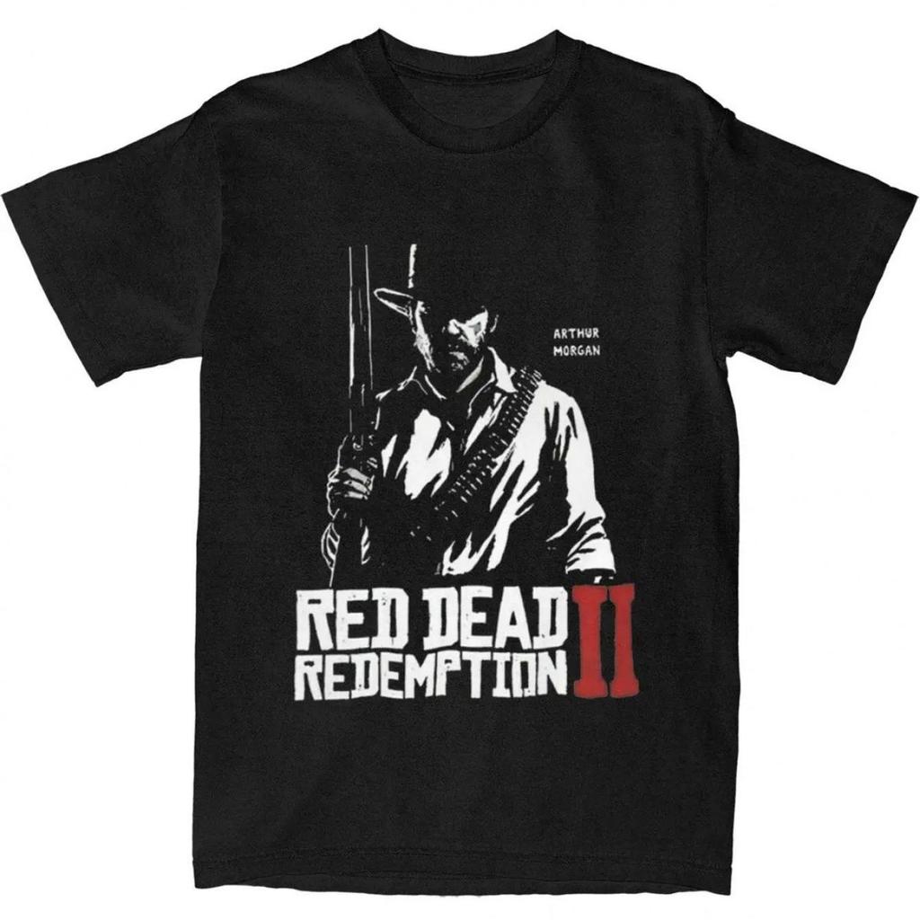 Мужская официальная футболка по видеоигре RDR 2 Графическая футболка с изображением Датча Ван дер Линде Мерч Red Dead Redemption 2