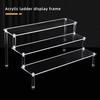 Display Stand 3-Tier Acrylic Figure Toy Display Shelf Clear Food Cupcake Dessert Display Stand for Home