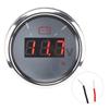 2in Battery Voltage Gauge LED Digital Display IP67 Waterproof Smart Alarm Universal for Boat AutoWhite