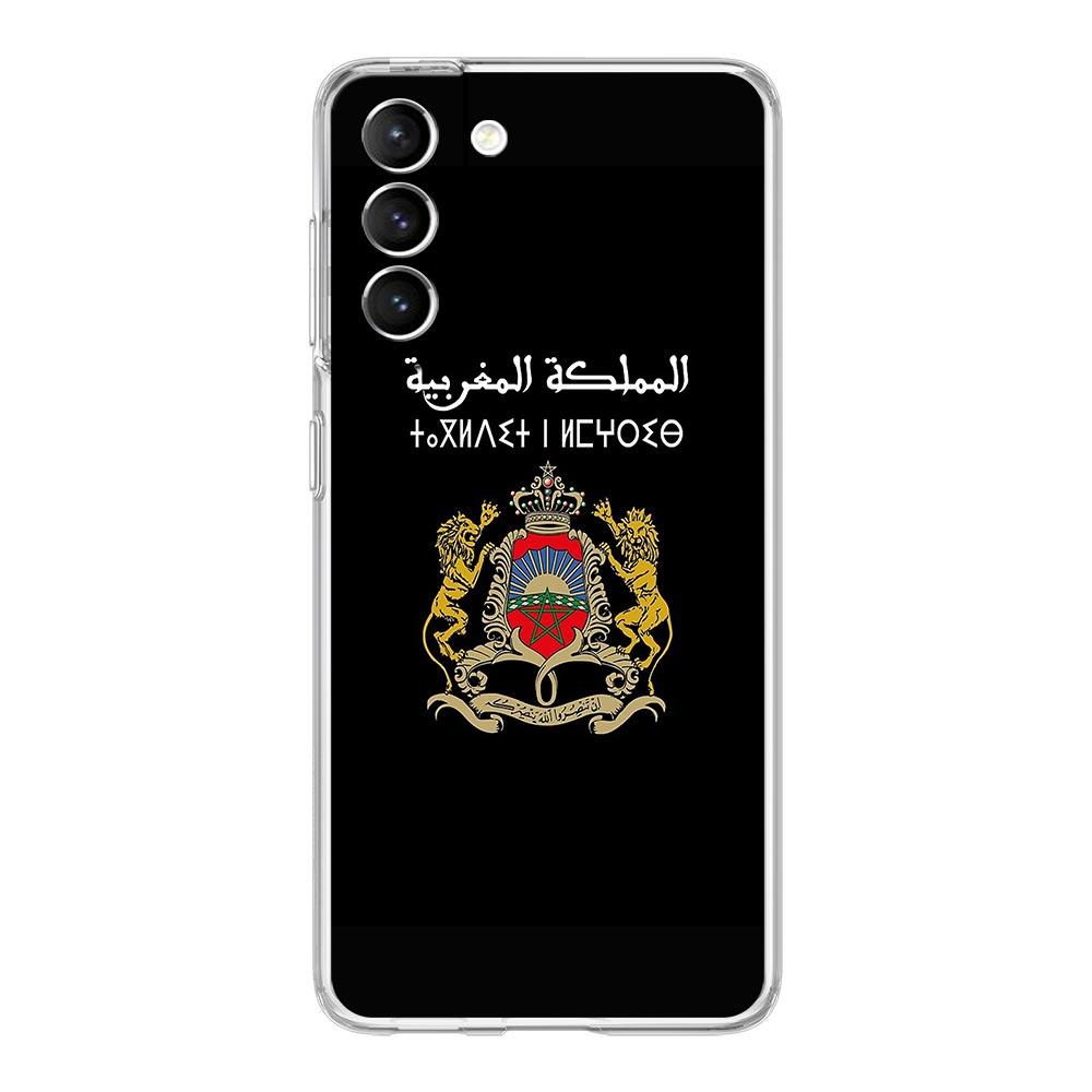 Morocco Flag Passport Phone Case For Samsung Galaxy S21 Plus S20 FE S22 Ultra 5G S10E S10 S9 S8 Note 20 10 Lite Clear Cover Soft
