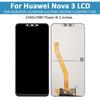 Оригинальный ЖК-дисплей для Huawei Nova 3 Сборка сенсорного экрана Запасные части
