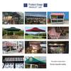 600D Oxford Stripe Waterproof Retractable Canopy Awning