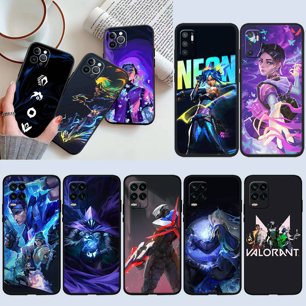 Чехол для телефона V-VALORANT для Redmi Note 12 12S 12C 13 13C 13R 14 14S 14R 14C 11A 13X A3 A3X A4 A5 Pro Max Plus