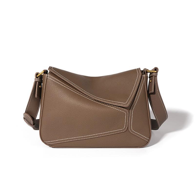 High End Versatile Simple Commuting Leather Women's Bag Shoulder Handbag Crossbody