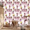 Teddy bears stars and flowers wallpaper for living room and bedroom 50x1000