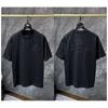 Unisex Loose Fit Cotton T-Shirt With Sanskrit Cross Sword Print Streetwear Tee
