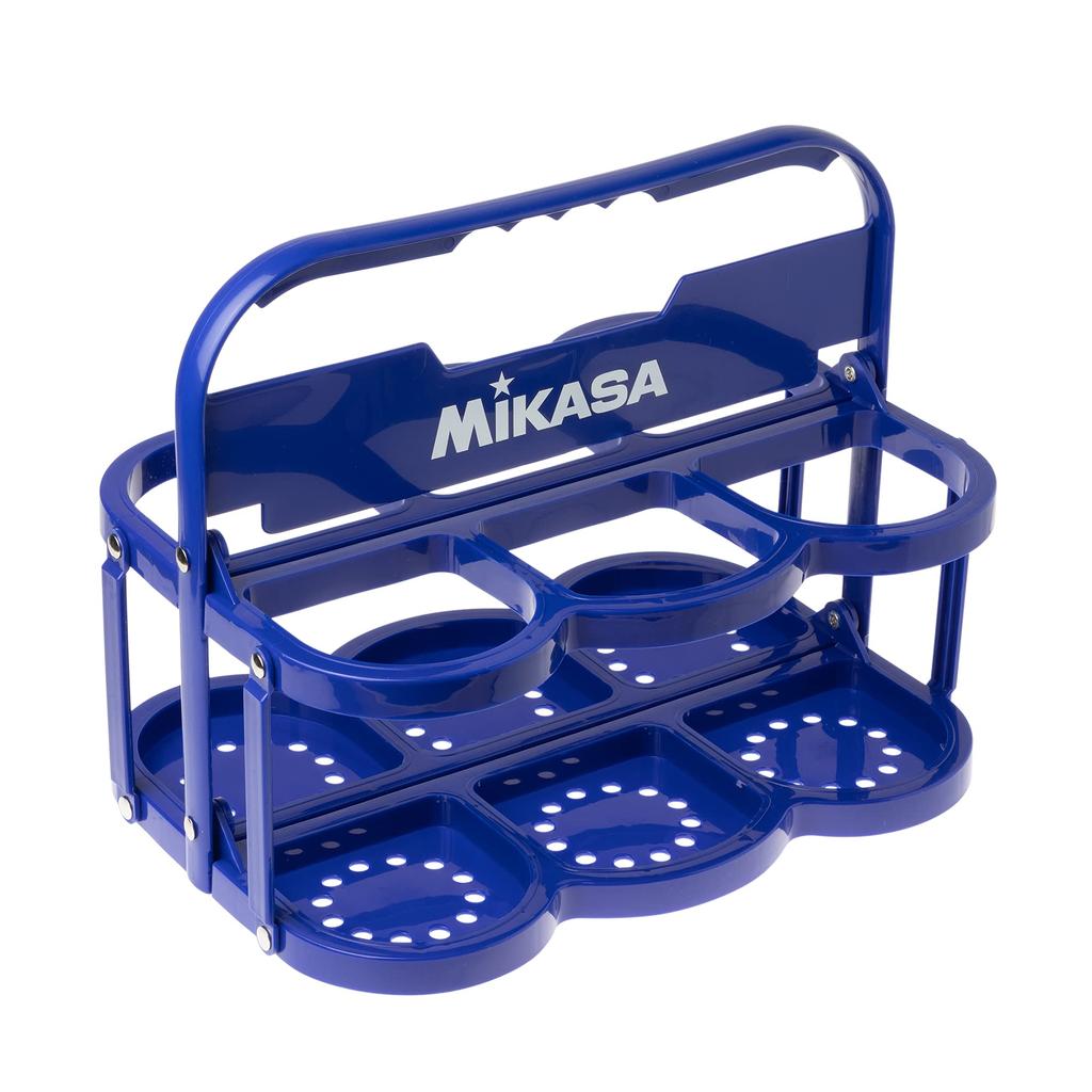 MIKASA Foldable Bottle Carrier (6 Bottles), Blue, BC6-BL, 340 X 265 X 240mm