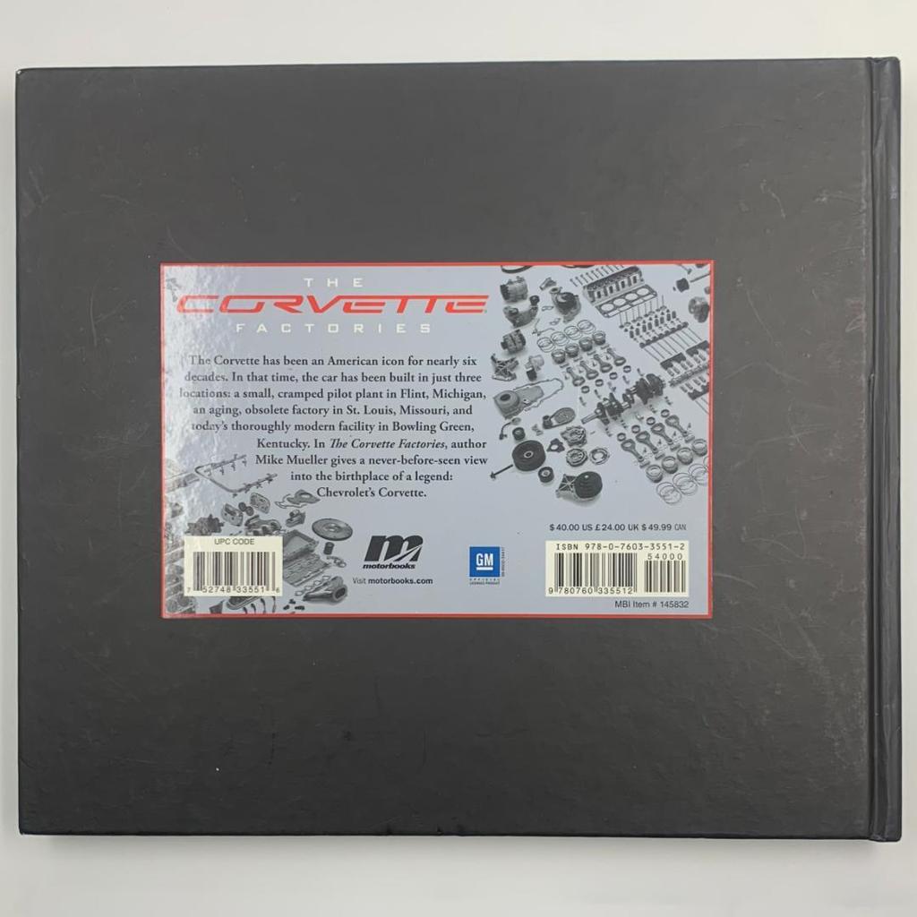 [Б/У] Книги Chevrolet Corvette Заводы Corvette