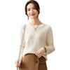 Women's Relaxed Fit Round Neck Winter Sweater