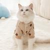 Thickened Warm Pet Home Clothes, Egg Flower Polka Dots, Warm Four Feet In Autumn and Winter, and Velvet Into Cat and Kitten Clothes
