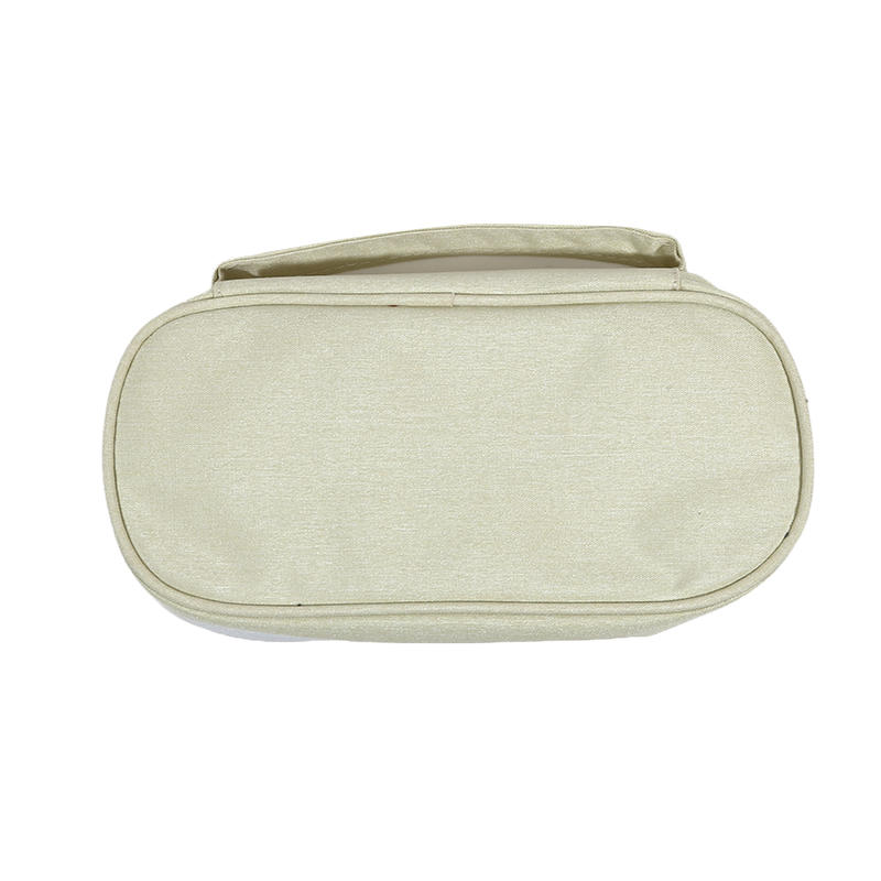 Ручной двухслойный пенал из ткани Оксфорд однотонный студенческий пенал с отделением с зажимом для ручки сумка для хранения школьных канцелярских товаров