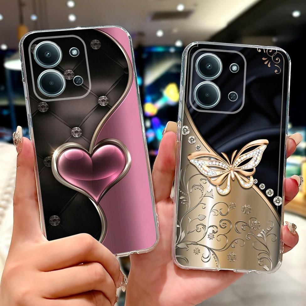 For Xiaomi Poco C85 4G Cover For Redmi 15C 4G Case Cute Cartoon Luxury Cool Boy Girls Fashion Butterfly Bumper Casing 25078RA3EA