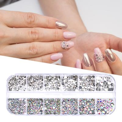 Nail Art Легкий в использовании набор для ногтей со стразами из смолы и кристаллами для ежедневного использования
