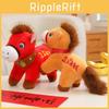 Year Of The Horse Plush Toy With Pp Cotton Filling For Gift Giving And Home Decor