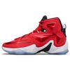 Nike Lebron 13 On Court Lace Up Non slip Lightweight High top Basketball Shoes Men's Away Red 807220-600