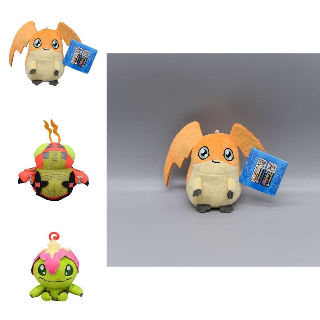 Cute And Collectible Digimon Plush Patamon Agumon Palmon Biyomon Keychain Toy