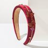 Court Style Hair Hoop Butterfly Rhinestone Wide Hairbands Baroque Headband  Women Hair Accessories