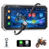 With DFS for Outdoor Use In Bike Smart Monitor Compatible with CarPlay Android Auto Bike Navigation Inch LCD Monitor Waterproof and Dustproof