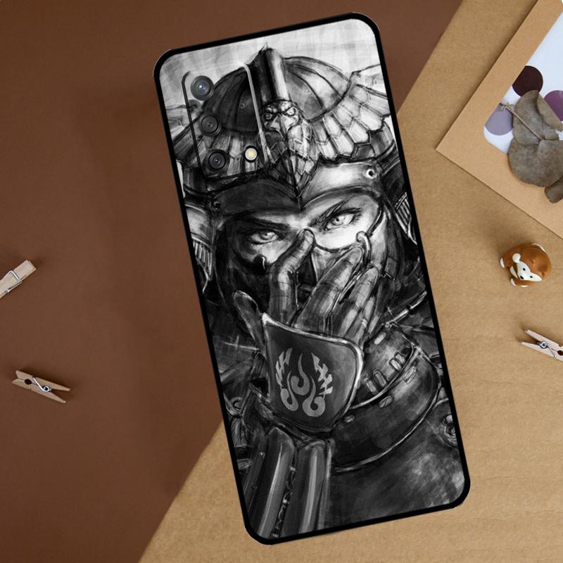 Япония Самурай Ниндзя Для Oppo A18 A38 A58 A78 A98 A40 A60 A80 A74 A94 A54 A16 A76 A96 A15 A57S A17 A77 Чехол для телефона