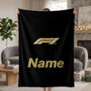 F1 Custom Flannel Blankets Soft Warm Cozy Throws for Home Decor Holiday Gifts