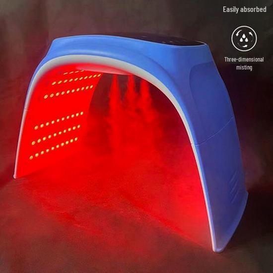 Foldable 7-Color LED Spray Spectrometer: Reduces Acne, Moisturizes, Whitens, and Tightens Pores
