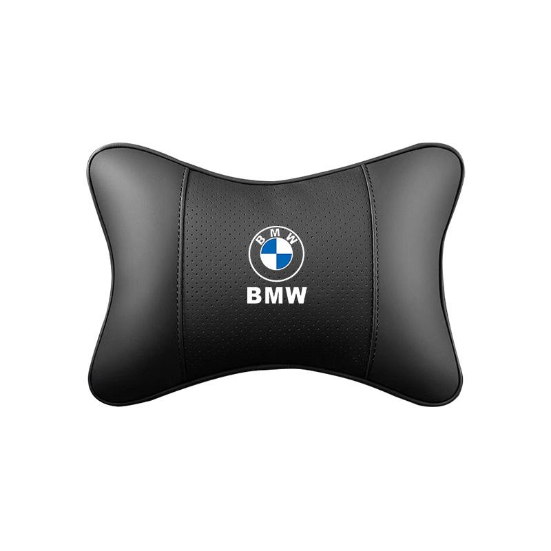CUP1 Car Leather Seat Headrest Neck Pillow Head Cushion Interior For BMW X1 X2 X3 X5 X4 X6 X7 G30 G20 G32 G11 G12 F40 F30 F20 F10 F34 DR3