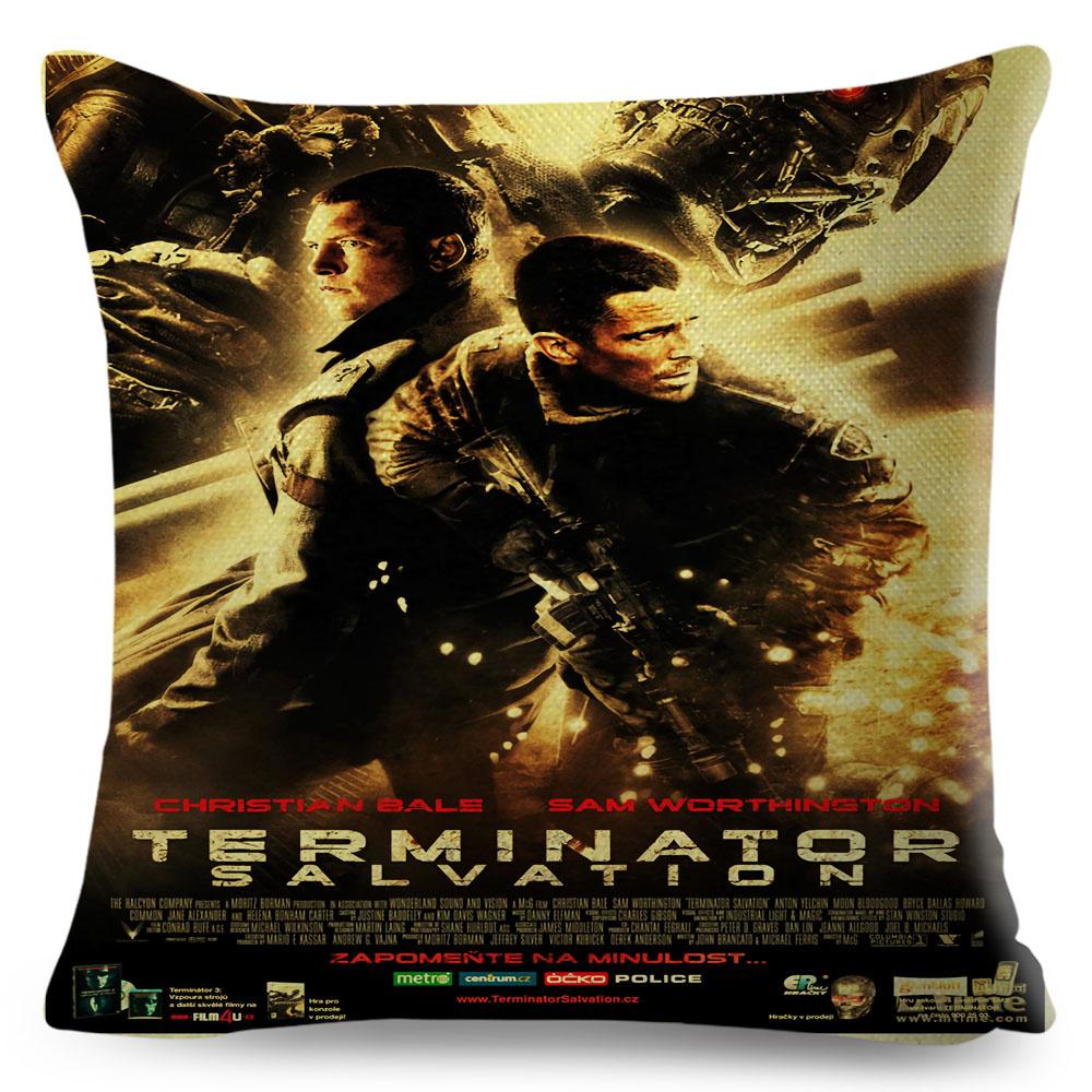 Терминатор T Cushion Чехол Декор Классический Фильм Робот Воин Наволочка Полиэстер Наволочка для Дивана Дома Автомобиля xсм