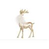 Christmas Decoration - DKD Home Decor - Standard - White and Gold - Resin - 46.48 X 43.51 X 32.06 Cm