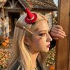 2pcs/set Witch Hat Shape Hair Barrettes Small Broom Shape Cosplay Accessory Hair Clips Set  Kid