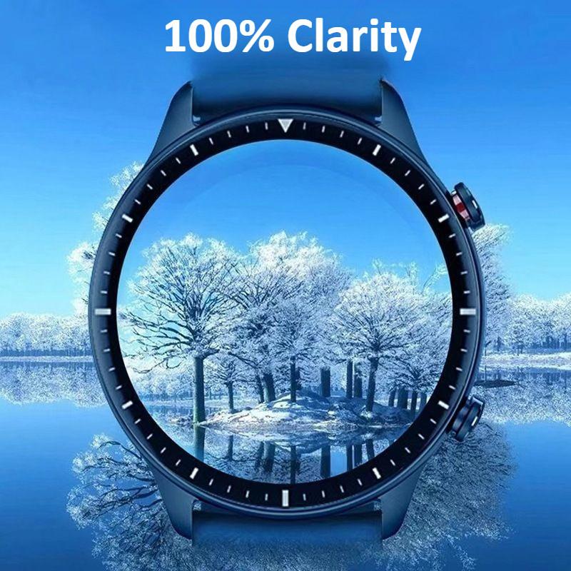 Для Samsung Galaxy Watch 8 7 6 5 4 8Ultra 7Ultra 8Classic 6Classic 2025 47MM 46MM 44MM 40MM Прозрачная 9H Закаленное стекло Позиционирующая защитная пленка для экрана