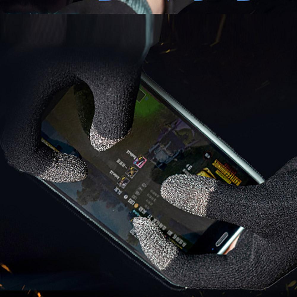 1 пара напальчников для игр PUBG на смартфоне, планшете