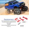 RC Front Rear Bumper Mount Servo Mount Set Aluminum Alloy Bumper Mount Servo Mount for   1Celsius10 RC Crawler Car