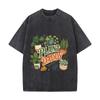 Retro Plant Daddy Botanical Lineup Vintage Distressed Washed Cotton Short Sleeve Streetwear Outfit