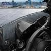 Flannel Dashmat For Abarth 595 695 2012-2017 2018 2019 2020 2021 2022 2023 2024 LHD RHD Car Summer Sunshade Mat Carpet Protect
