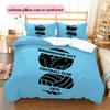 Birmingham City Pattern Bedding Quilt Set  Home Decoration  Gift (1 * duvet cover + 2 * pillowcase  without core)