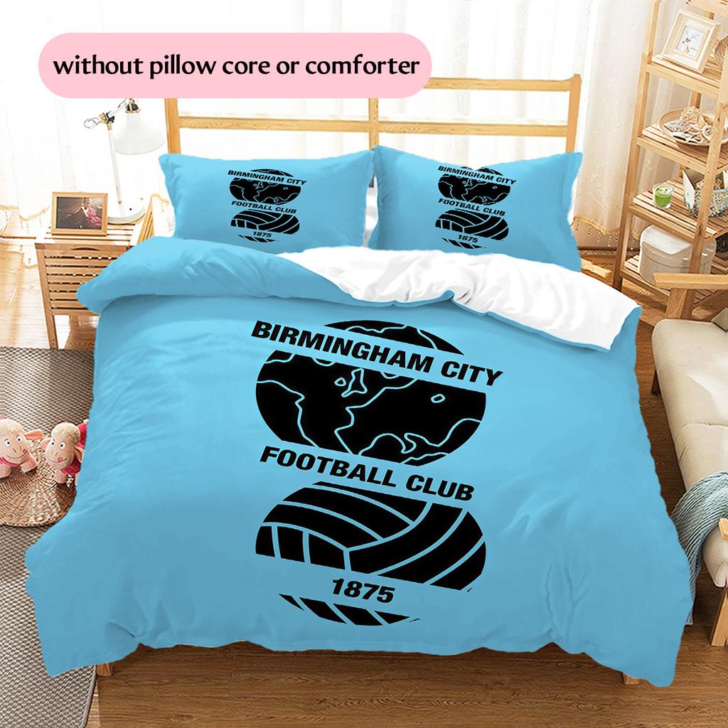 Birmingham City Pattern Bedding Quilt Set Home Decoration Gift (1 * duvet cover + 2 * pillowcase without core)