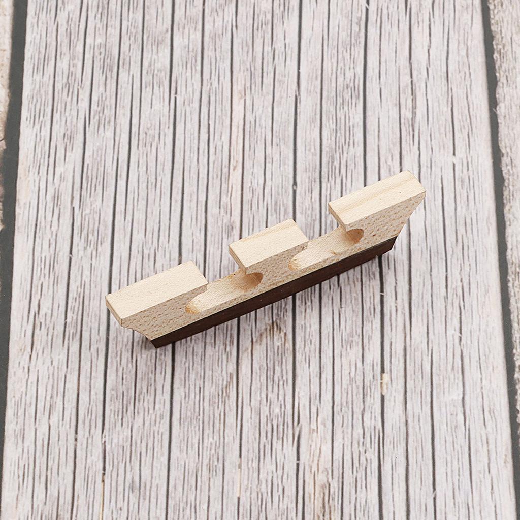 1Pc 6 Strings Banjo Bridge Banjo Bridge Parts and Accessories Replacement Ebony Maple Banjo Bridge for 6 String Banjo