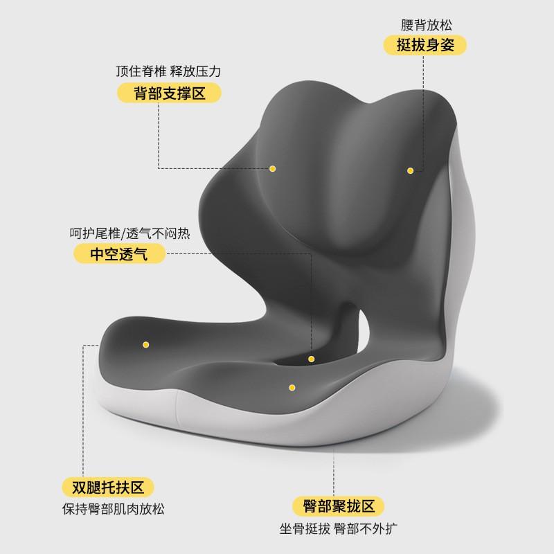 Office Memory Foam Seat Cushion Back Support Long Sitting