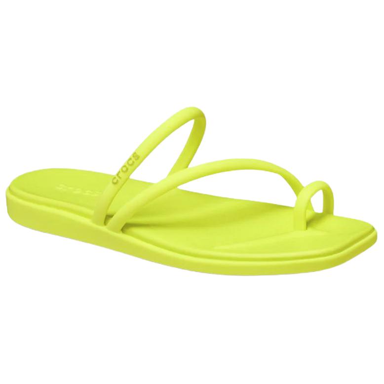Crocs Простые универсальные противоскользящие шлепанцы Женские сандалии Желтые 209862-738