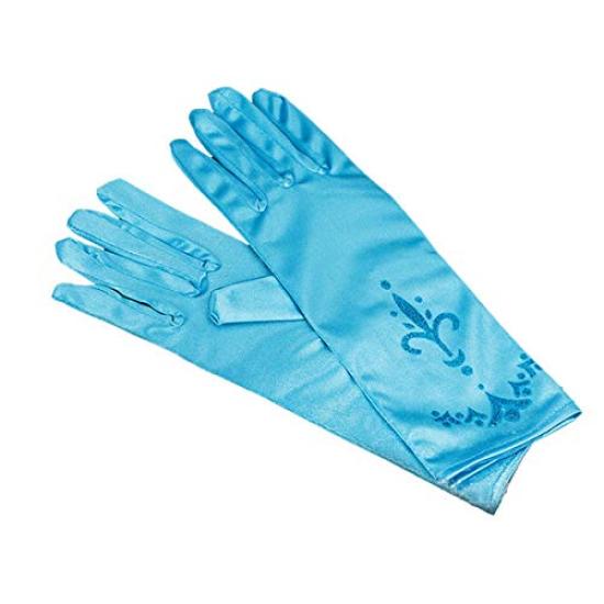 Princess Princess Kids 100cm [MANAMANA] Children's Dress, Dress, Dress, Tiara, Stick, Gloves, 4-Piece Costume, Blue, Girls, 100,