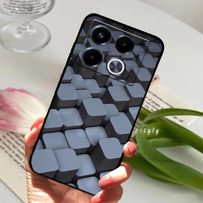 Чехол для Infinix Note 40 из мягкого силиконового ТПУ с рисунком животных, защитный чехол для Infinix Note 40 Pro 4G 5G 40 Pro Plus.