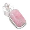 Розовый Опал Драгоценный Камень 925 Стерлинговое Серебро Ювелирное Изделие Подвеска 2,05"
