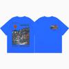 Japanese Kyoto Temple Graphic T Shirts Men Women Fashion Aesthetic T-shirts Summer Casual Loose Short Sleeve T-shirt Streetwear