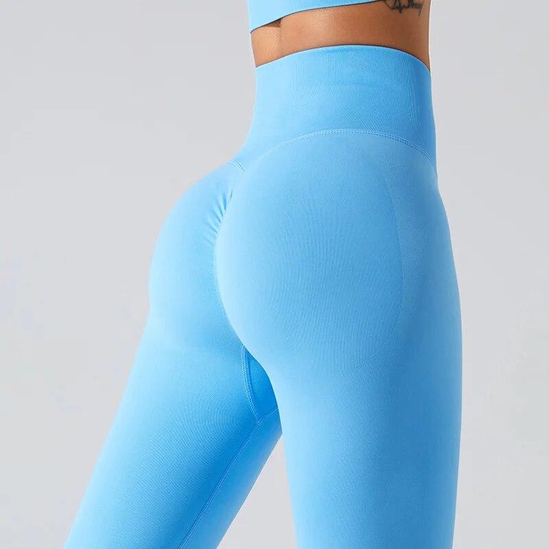 Модные женские брюки для фитнеса и йоги с высокой талией, леггинсы персикового цвета с подъемом бедер, спортивные штаны, леггинсы для бега в спортзале на открытом воздухе 30709
