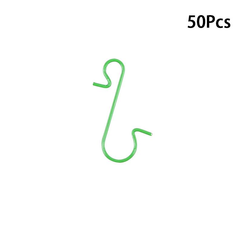 50 шт. DIY Подвесной крючок S-образной формы для рождественских украшений Крючки для дома Товары для вечеринки Декор Металл
